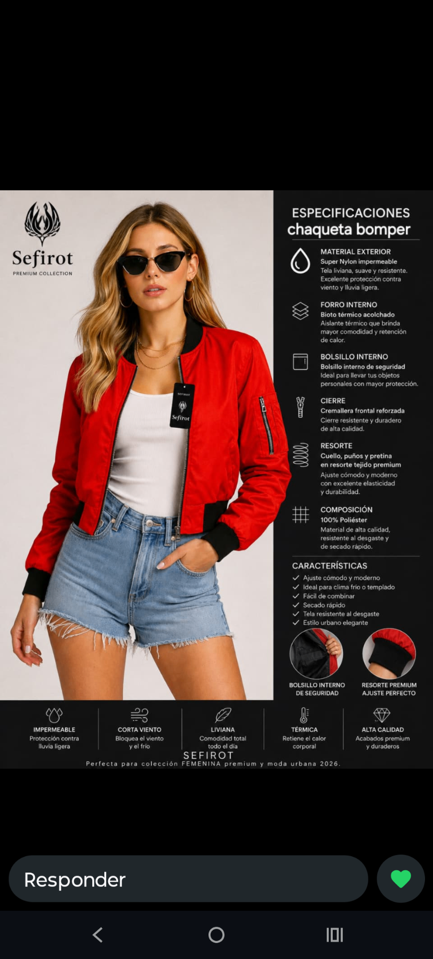 Bomber Sefirot Premium Collection · Dama